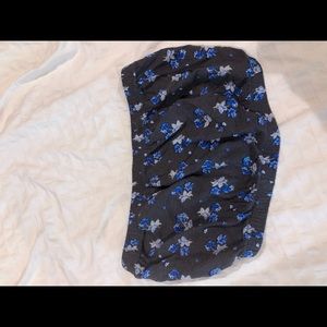 Strapless crop top